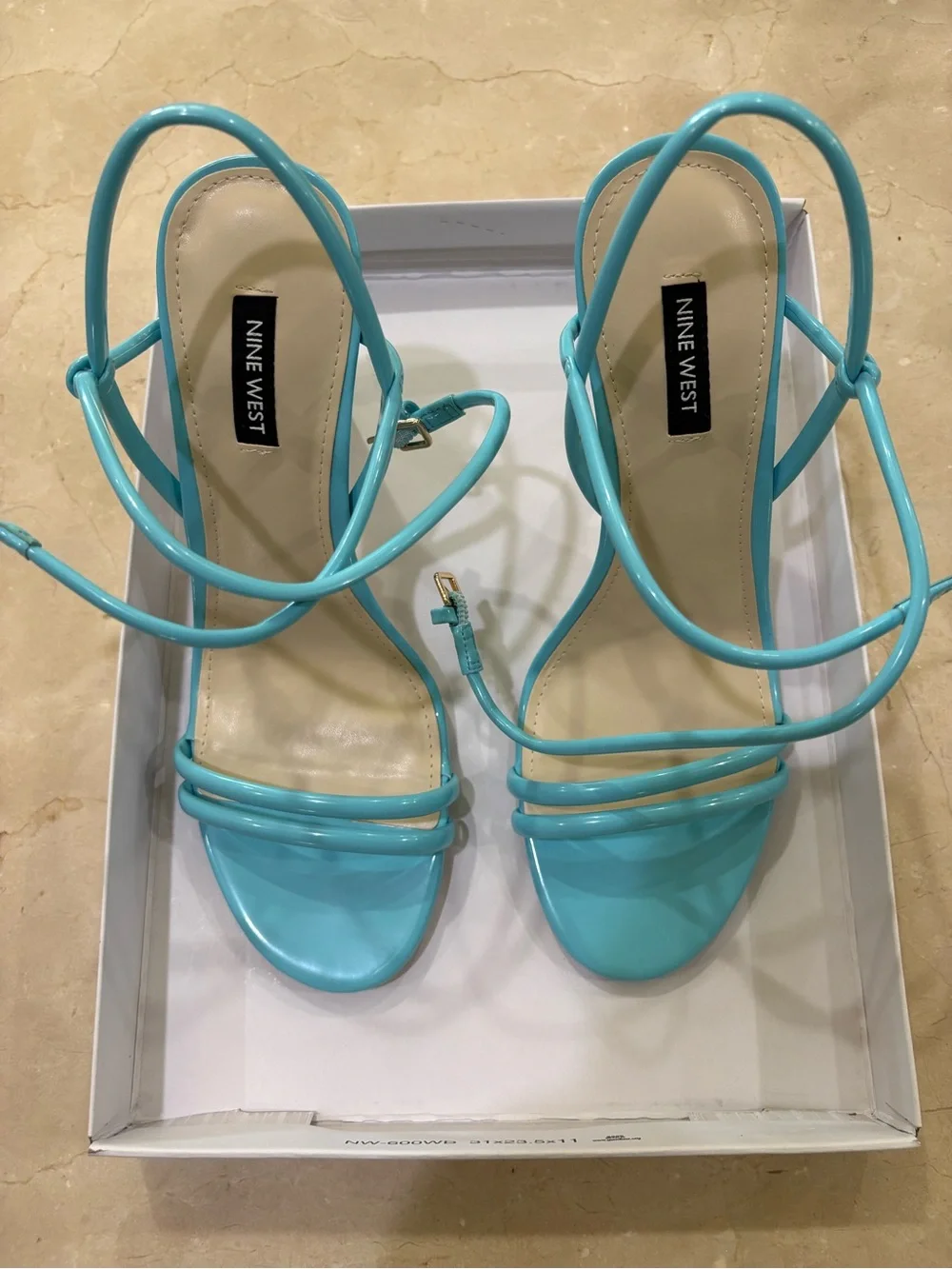 Nine West Women's Strappy Sandals in Turquoise